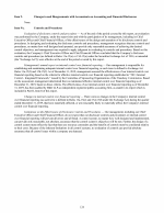 9. Changes in and Disagreements with Accountants on Accounting and Financial Disclosure