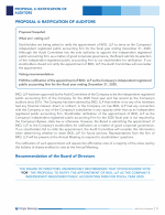 Proposal 4: Ratification of Auditors