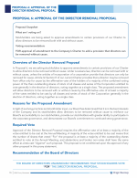 Proposal 6: Approval of the Director Removal Proposal