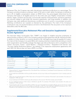 Supplemental Executive Retirement Plan and Executive Supplemental Income Agreement