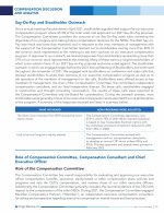 Say-On-Pay and Stockholder Outreach