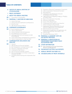 Table of Contents