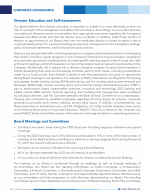 Director Education and Self-Assessment