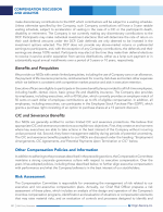Other Compensation Policies and Information