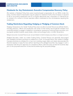Clawbacks for Any Restatement; Executive Compensation Recovery Policy